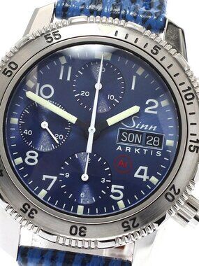 Sinn 203.ARKTIS 203 Day-Date Chronograph blue Dial Automatic Men's Watch_938995